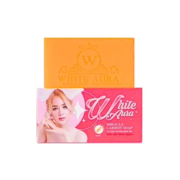 White Aura Miracle Carrot Soap